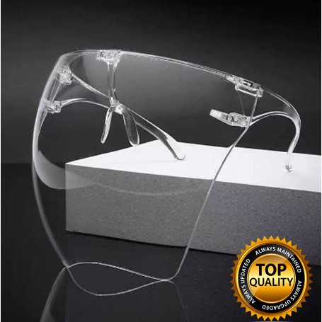 FULL FACE SHIELD TRANSPARENT FACE SHIELD/Face Shield Anti Virus Protection /Anti Fog Protect Face Cover