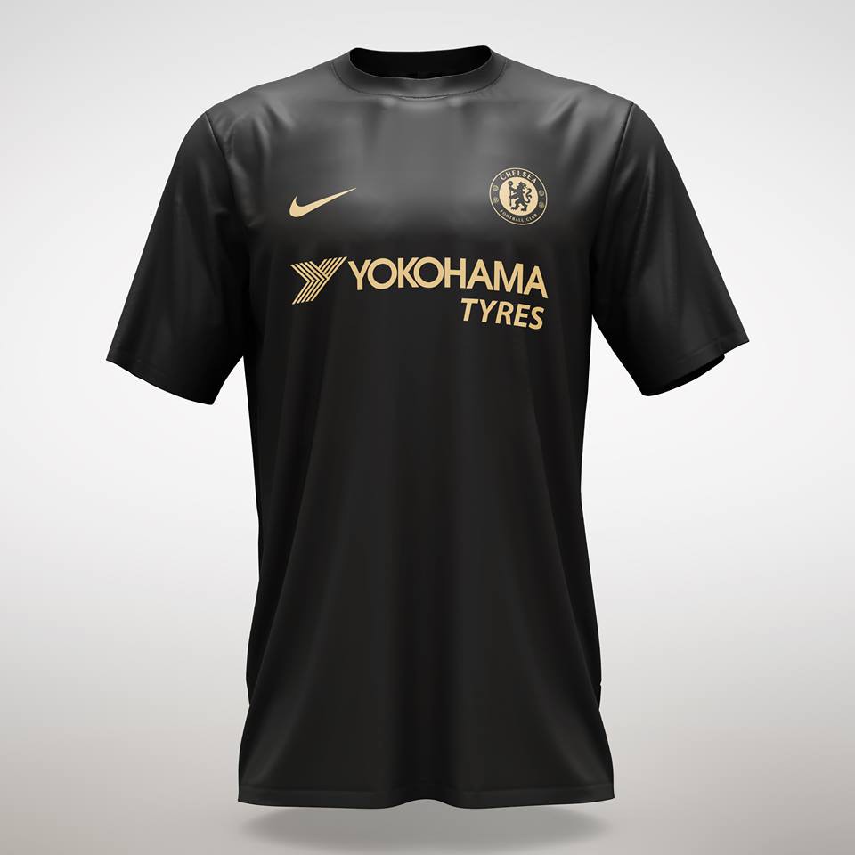 chelsea gold jersey