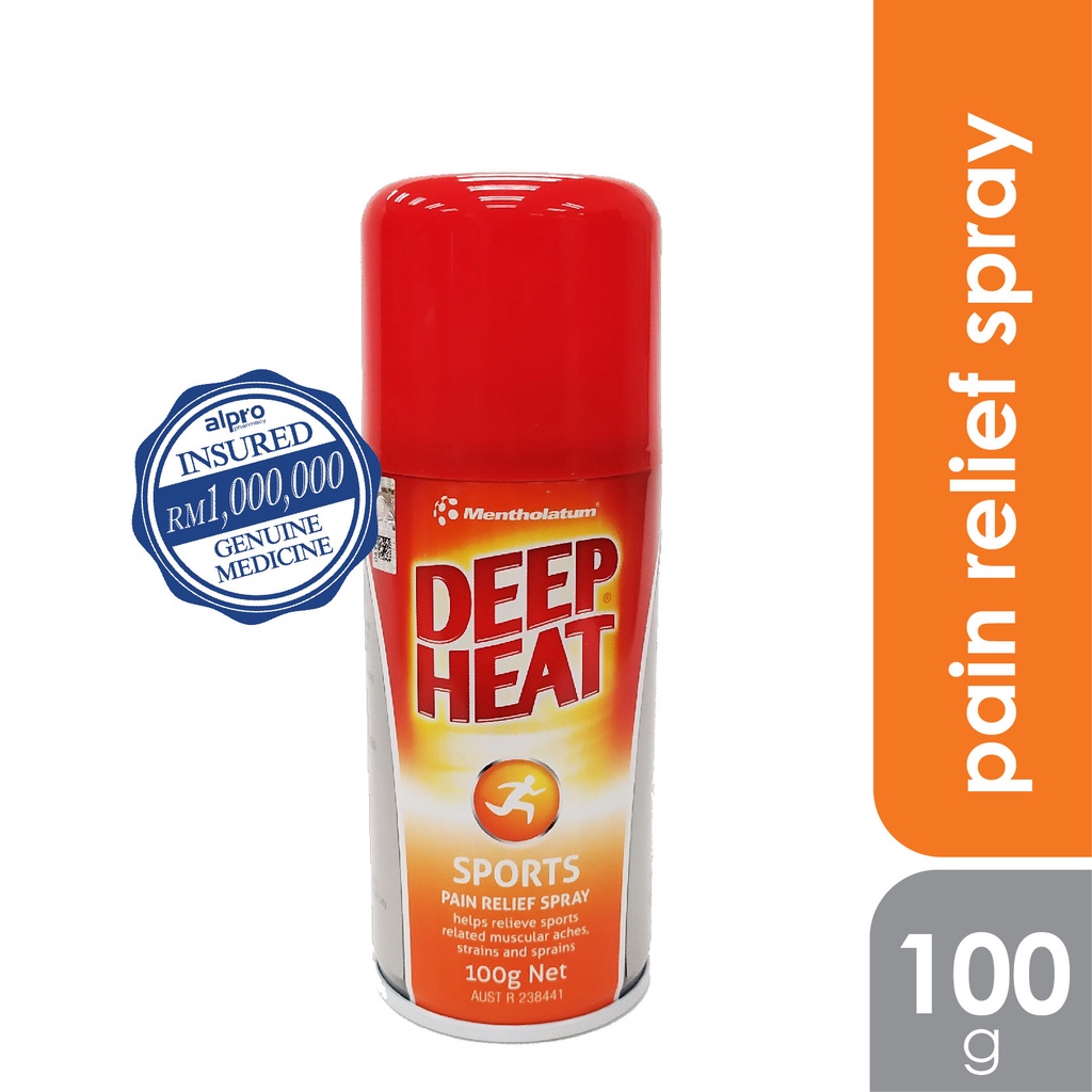 Deep Heat Sports Spray (100g) Shopee Malaysia