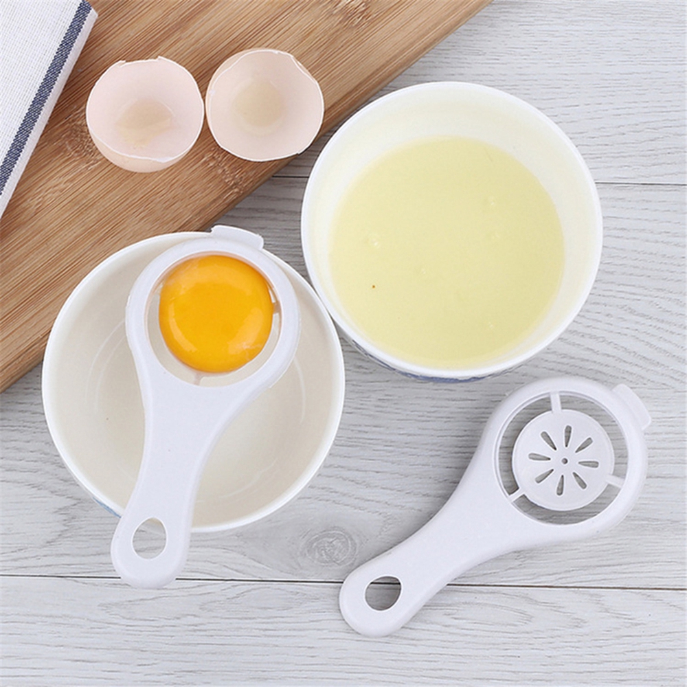 2X  Egg Seperator Separator Kitchen Cooking  Gadget Sieve Too S*M^ 