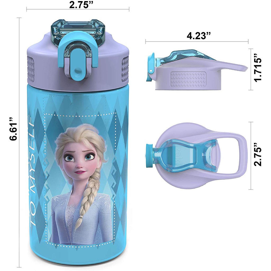 Leak-Proof Water Bottle Designs Zak Designs Disney Frozen 2 Kids Water ...