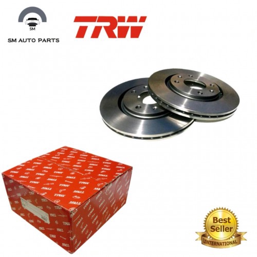 TRW Front Disc Rotor - Perodua Myvi Lagi Best / Axia (1 