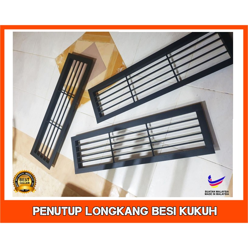 Penutup Longkang Besi Kukuh Heavy Duty Metal Drain Cover Custom Made Paling Murah Limited Stock