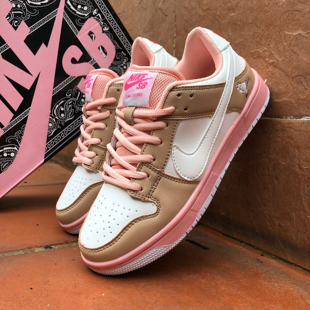 nike sb dunk low pink brown