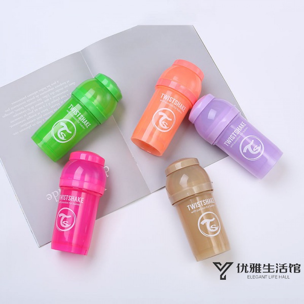 Purpose Quality Silicone baby bottle SwedenTwistshakeRainbow Newborn Anti-Kembung Wide Caliber Anti-jatuh Multi Have - Image 5