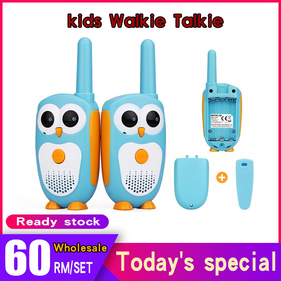 Walkie talkie kids skone 2pcs Child Walkie Talkie Children Cartoon Owl  Design Children's Radio  Talky Gifts Toys for Boys and Girls | Shopee  Malaysia
