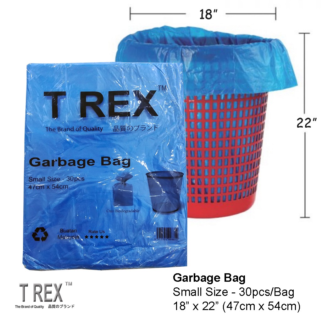 garbage bag sizes