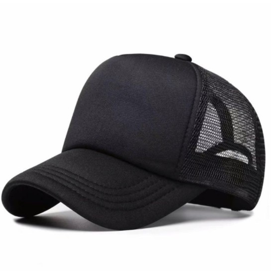 Topi Jaring Kosong Unisex Fashion Adjustable Net Baseball Cap Plain Hat ...