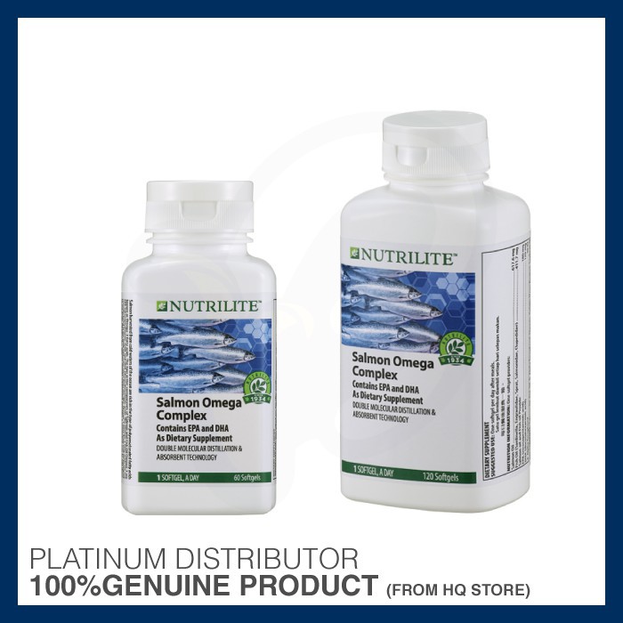 (( READY STOCK)) Amway NUTRILITE Salmon Omega Oil Complex (60 sg/120sg
