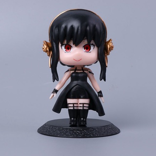 1-6Pcs PVC Anya Spy X Family Loid Yor Forger Chibi Anua Anime Figure ...