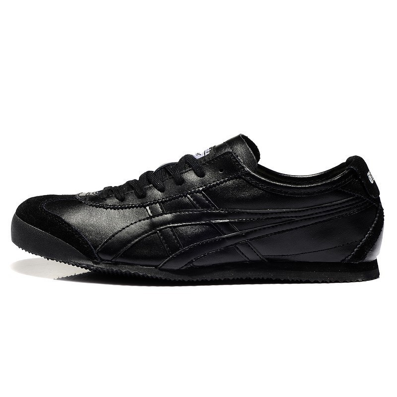 asics shoes leather