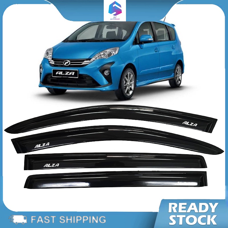 Perodua Alza Door Visor C2000 Design 8CM Air Press Door Visor | Shopee ...