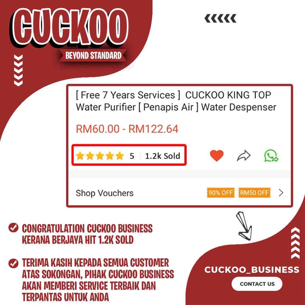 Buy Free 5 Years Services Cuckoo Fusion Top Water Purifier Penapis Air Water Despenser Coway Water Filter Cartridge Seetracker Malaysia