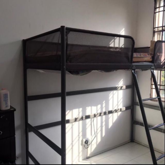 Trendy used ikea bed frame Ikea Tuffing Loft Bed Frame Used Shopee Malaysia