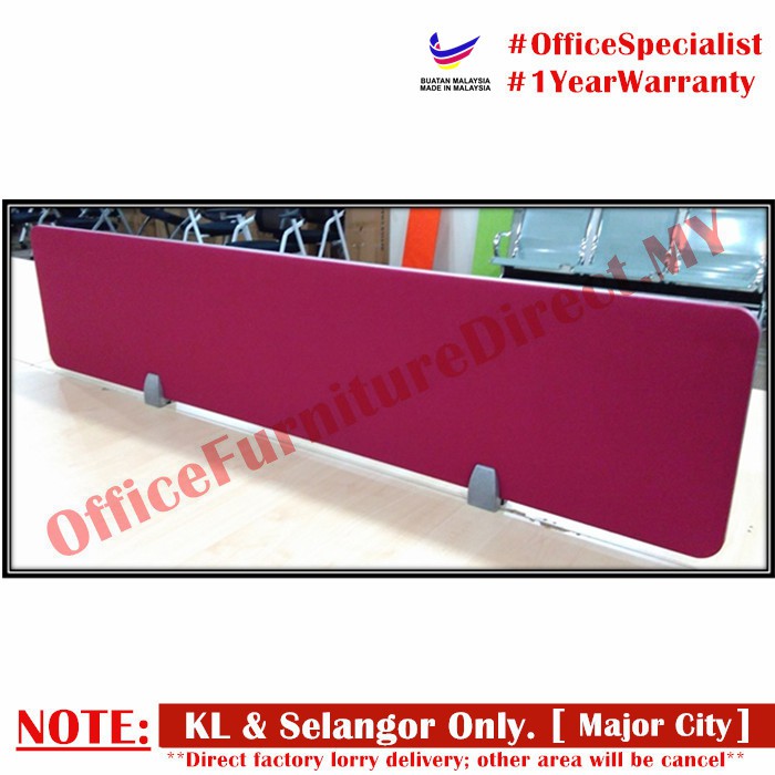 Partition Divider Panel For Office Table - Frameless Desking Panel with ...