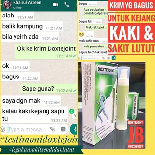 DOXTE CREAM JOINT CARE ORIGINAL HQ Ubat Sakit Sendi, Lutut 