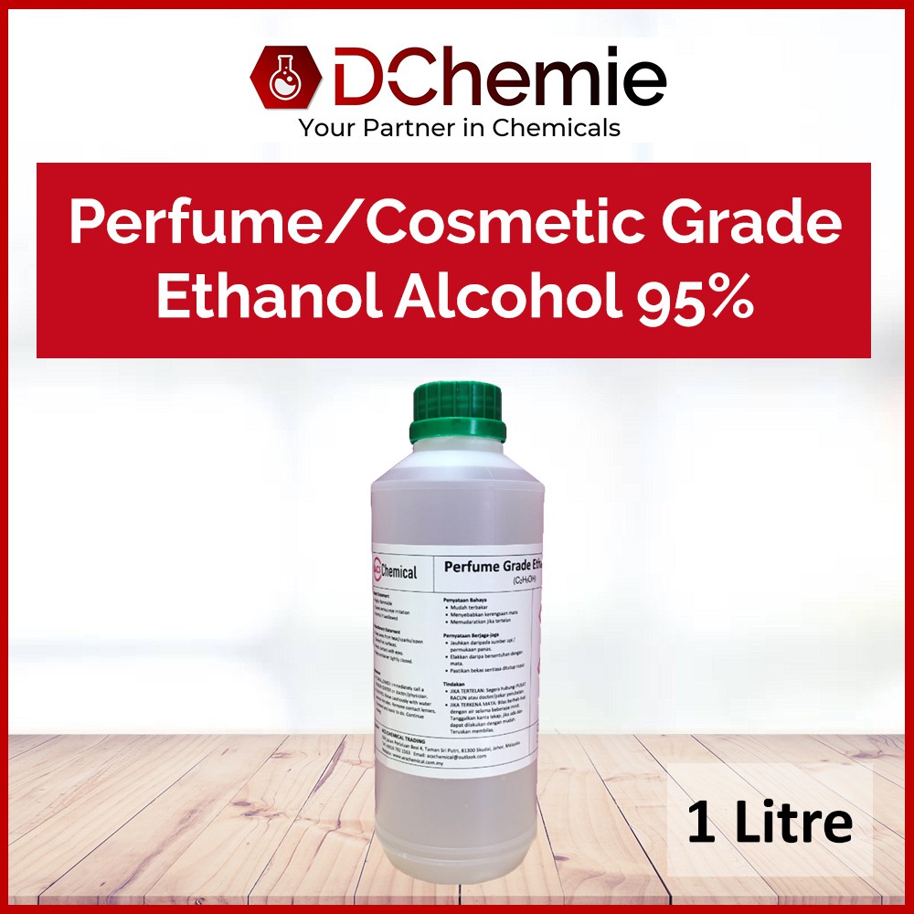 Perfume Grade Ethanol Alcohol 95% [1000ML] Perfume Making / Solvent ...