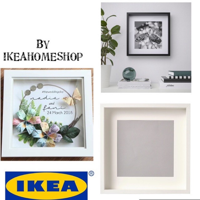 IKEA FRAME Wall Frame Decoration Frame Hantaran SANNAHED frame gambar Frame Dinding Bingkai