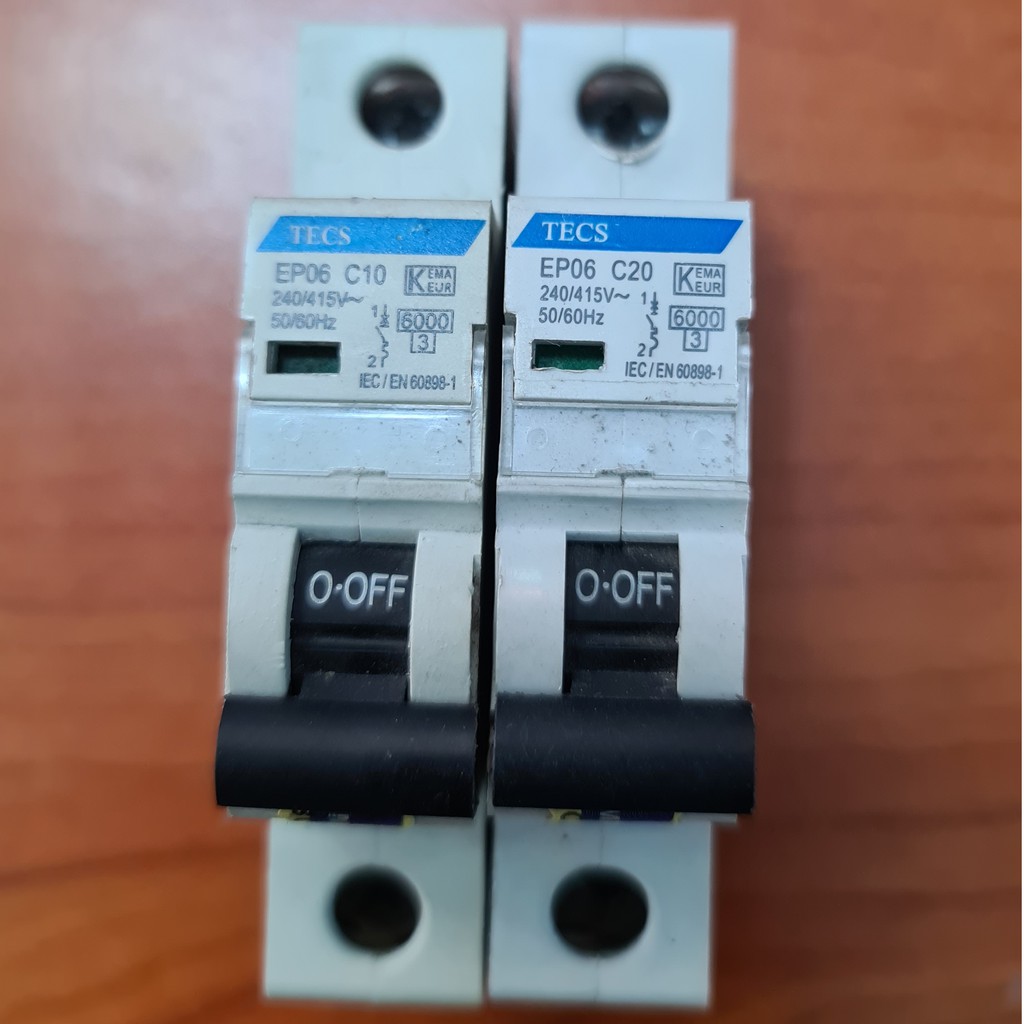 MCB 10A & 20A - TECS 1 Pole Miniature Circuit Breaker (SIRIM APPROVE ...