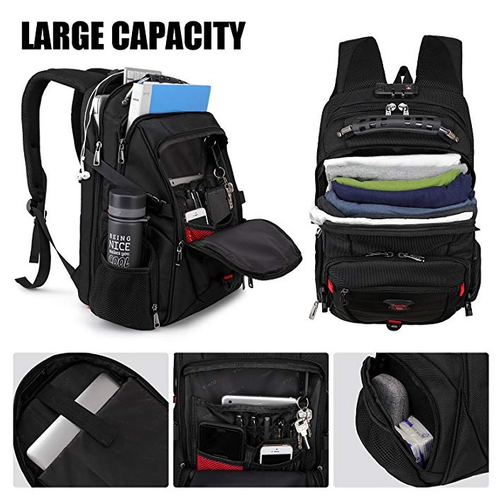 tzowla travel laptop backpack