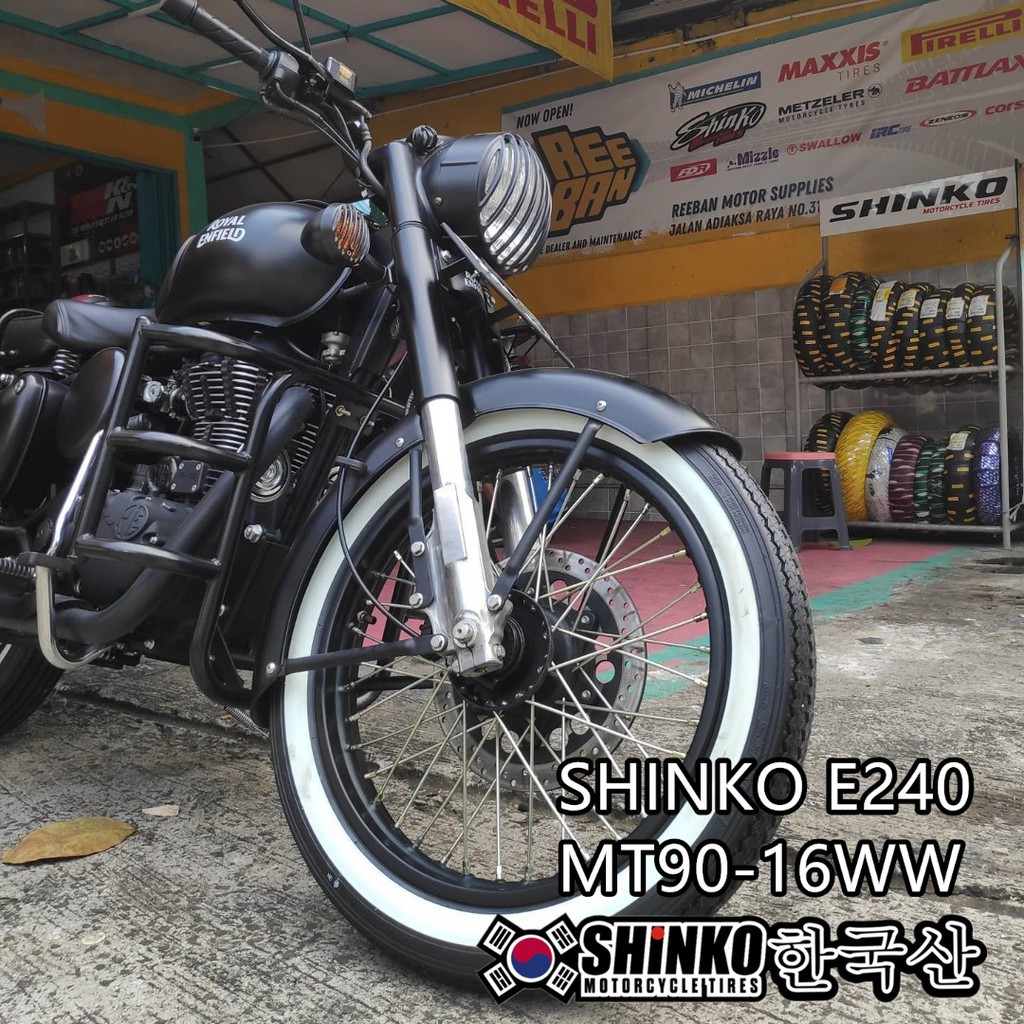 Shinko Tyres Tayar E240 Zig Zag Choppee Harley Davidson (MT90-16WW) |  Shopee Malaysia