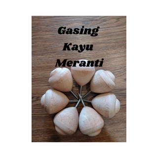 Handmade Kayu Meranti Traditional Gasing Childhood Toy