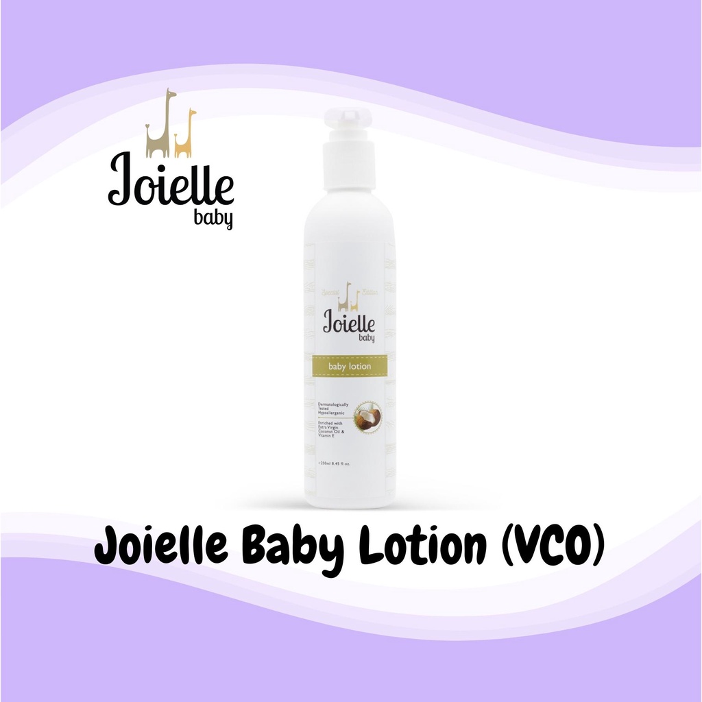 Joielle Baby Lotion Virgin Coconut Oil (250ml) Shopee Malaysia