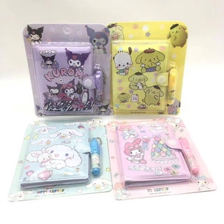 Sanrio Journal Cute Mymelody Kuromi Cinnamoroll Pom Pom Purin Cartoons ...