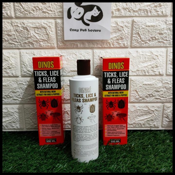 Dinos Ticks, Lice & Philos Shampoo 500Ml Dog Lice & Fleas Shampoo Mite