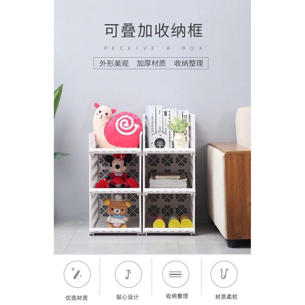 Stackable Drawer Storage Rack Wardrobe Organizer Home Organizer Laci Baju Closet Almari Baju Box