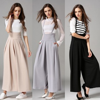 jumpsuit with pleated trousers