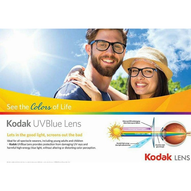 kodak uvblue Lens 1.56 ( Refer Descriptions) | Shopee Malaysia