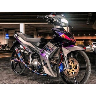 Sticker Tanam Yamaha 135lc Lc135 V1 V2 V3 V4 V5 V6 Y15 Y V1 V2 Coverset Body Cover Sniper Exciter Gp Kuning Yellow