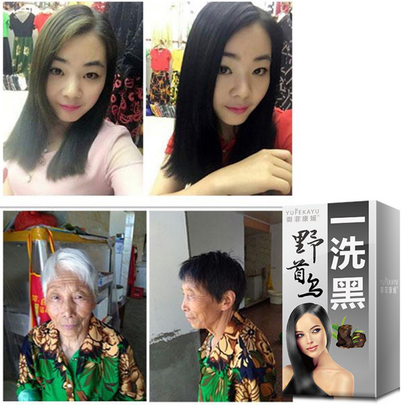 Natural Plants Ingredient Semi Permanent Hair Color Hairstyle