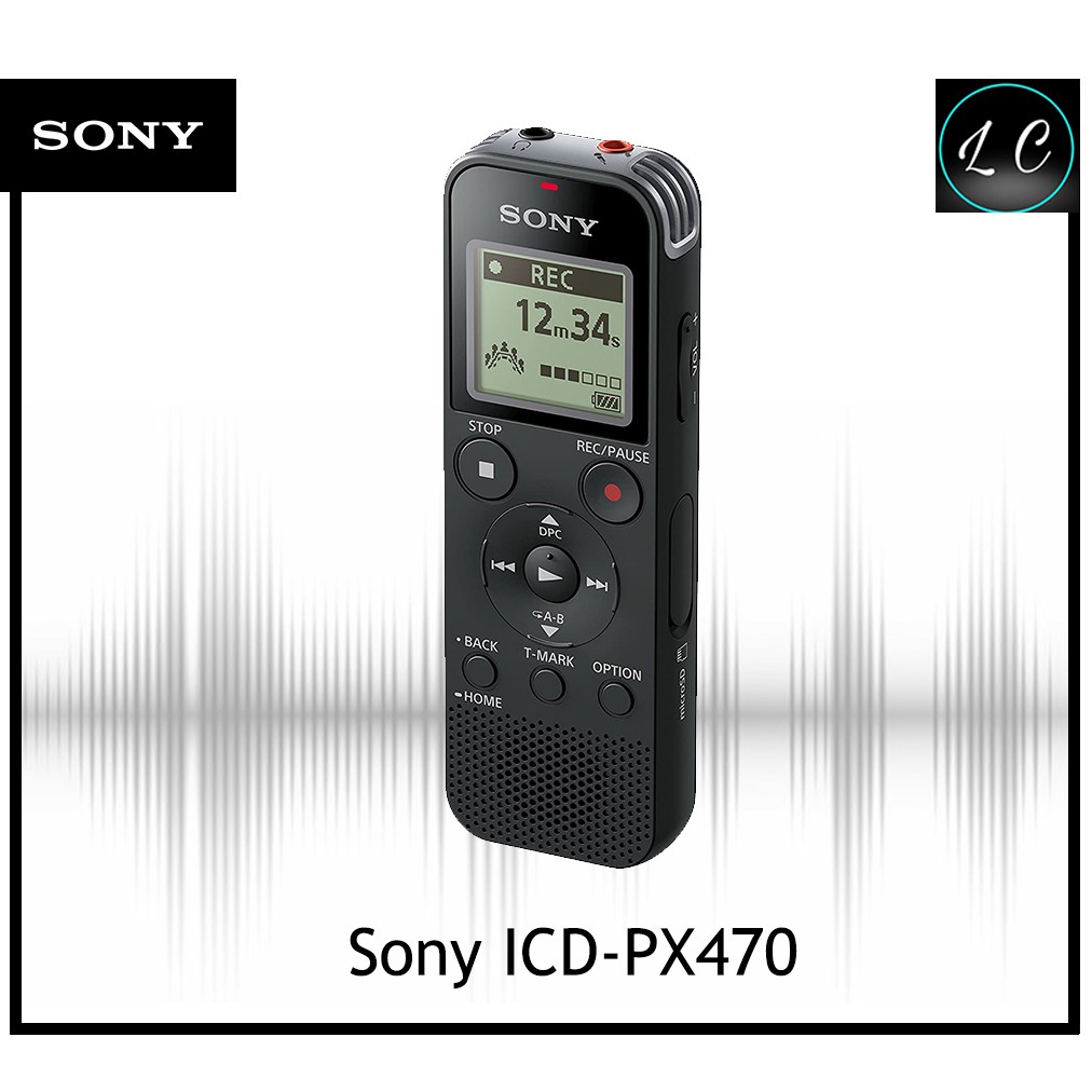 Sony ICD-PX470 Stereo Digital Voice Recorder with Built-In USB 4GB
