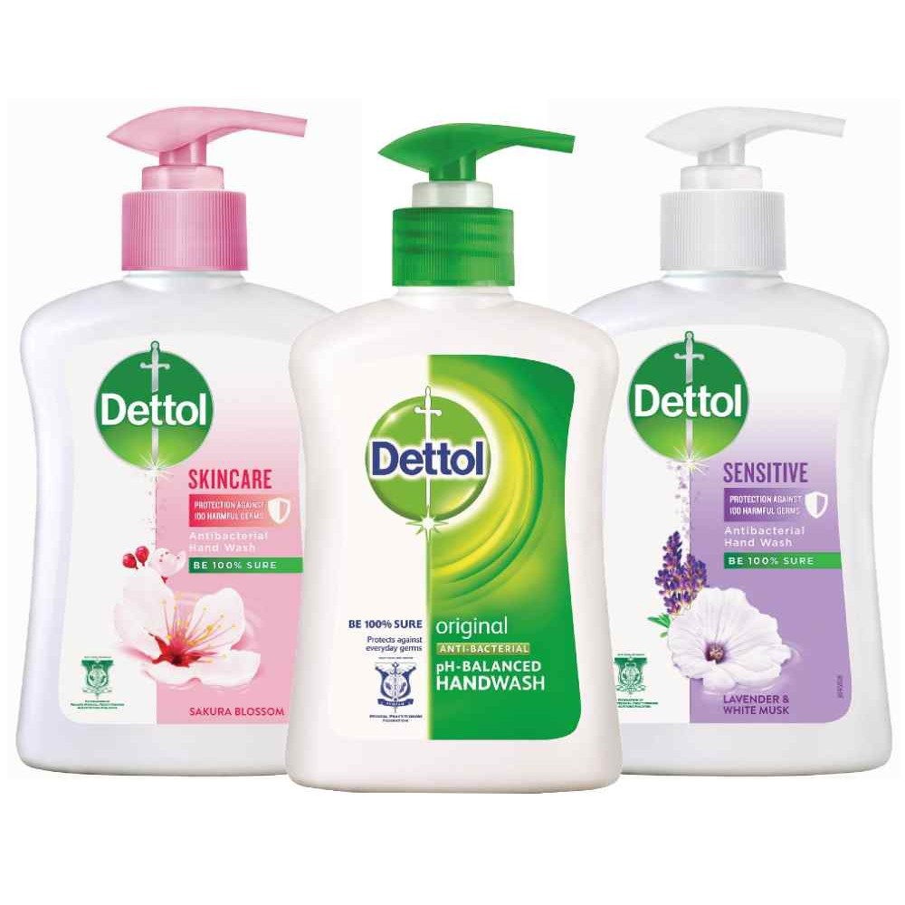 Dettol Hand Wash soap original /skin care/ sensitive (250ml bottle
