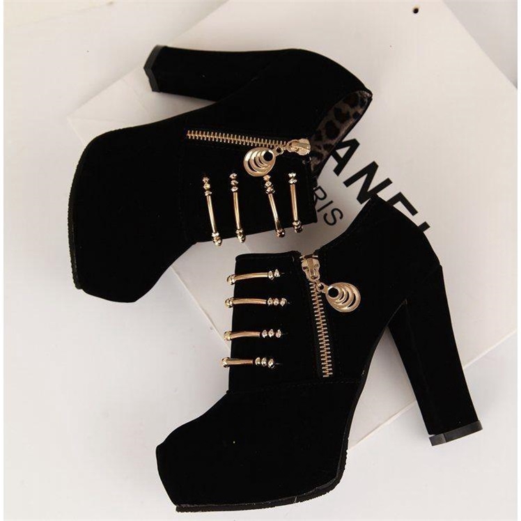 high heel ankle boots for ladies