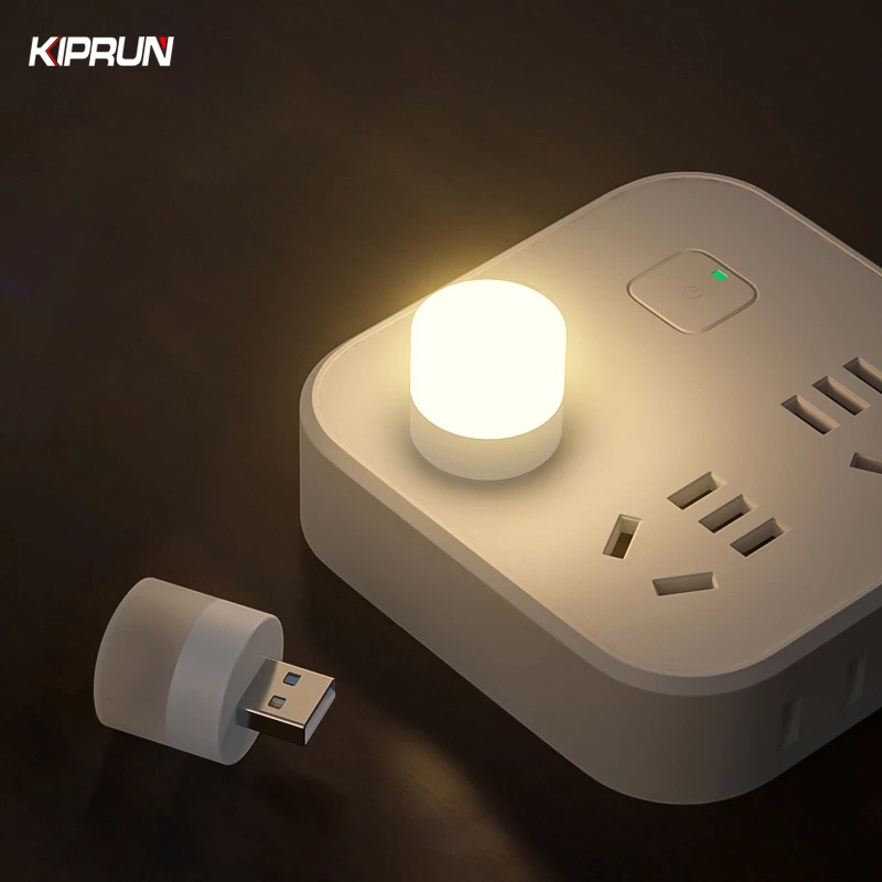 KIPRUN USB Night Light, USB Light LED Lamp Eye Protection Reading Light Computer Reading Lamp Mobile Power Charging Book Lamps Night Light (1PC)