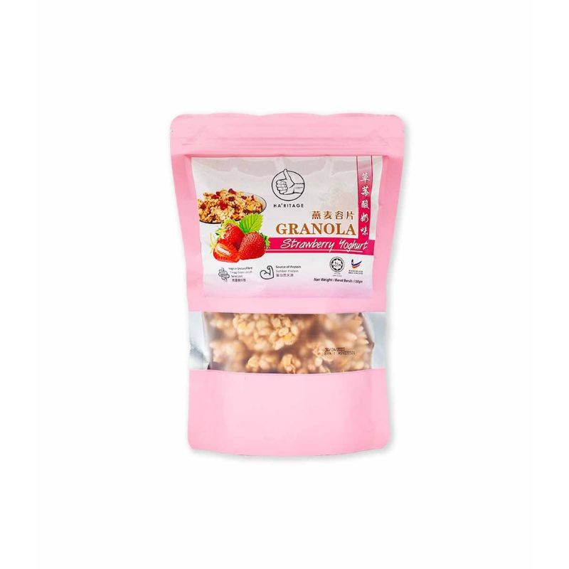 HALAL Strawberry Yoghurt Granola 150g Shopee Malaysia