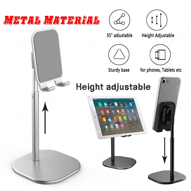 Universal Tablet Phone Holder Desk Compatible For iPhone Desktop Tablet