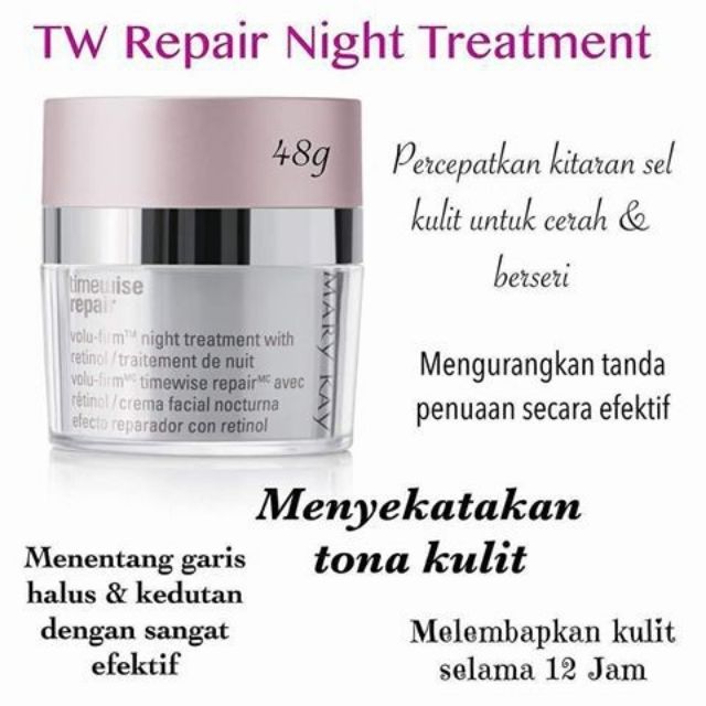 mary kay volu firm night cream
