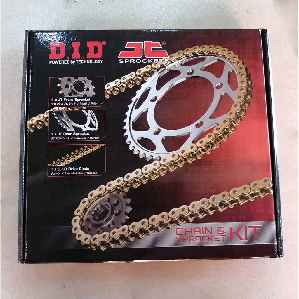 Sprocket Chain Kawasaki Er6n Er6f Versys 650 Z650 Full Set Did Jomthai Complete Shopee Malaysia