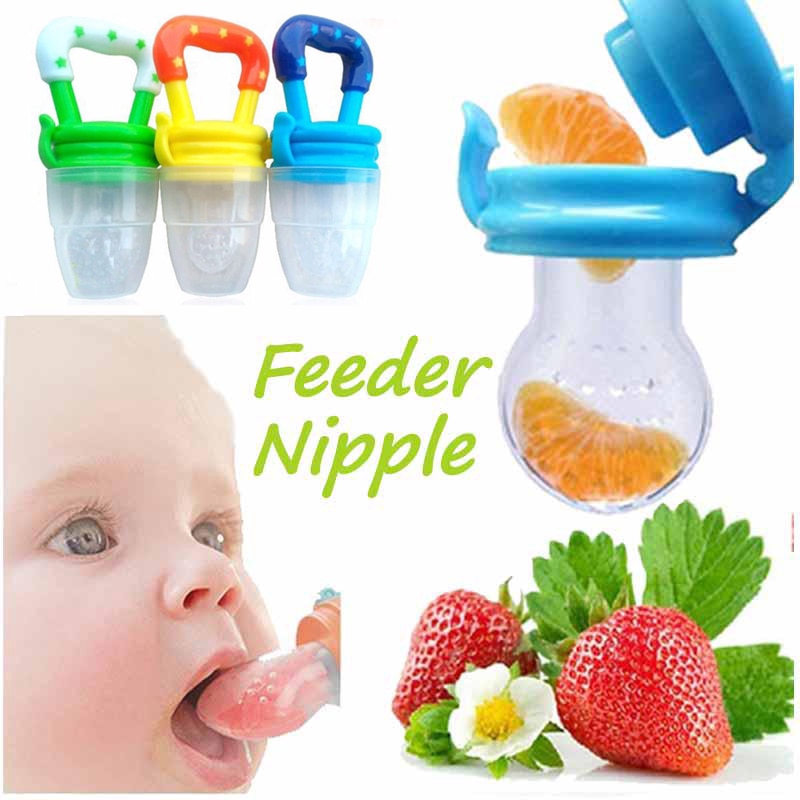 US Baby Feeding Pacifier Fresh Food Fruits Feeder Dummy Soother Weaning Nipple
