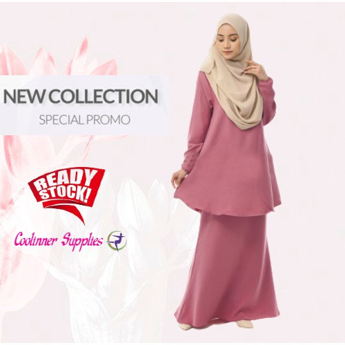  Baju  Kurung Moden Muslimah Plain Design Fashion Baru Plus  