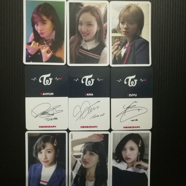 Preorder Twice Signal Monograph Duplicate Photocards Shopee Malaysia