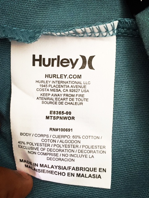 Buy Clothing From Hurley In Malaysia November 2021