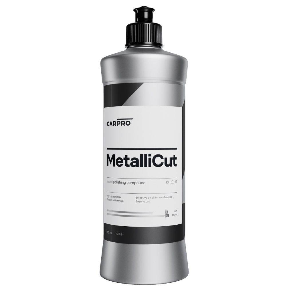 CARPRO MetalliCut (500ml) Metal & Chrome Polishing Compound With