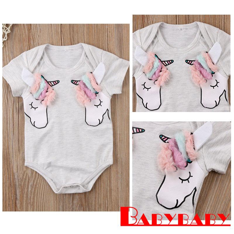 girls unicorn romper