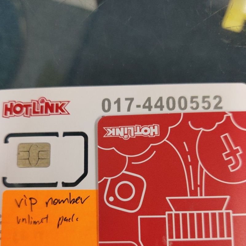 hotlink new prepaid sim pack vip number/nice number | Shopee Malaysia