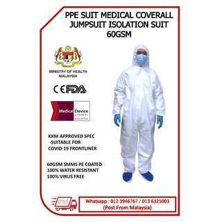[Hot Item] PPE SUIT MEDICAL COVERALL JUMPSUIT - PPE SUIT